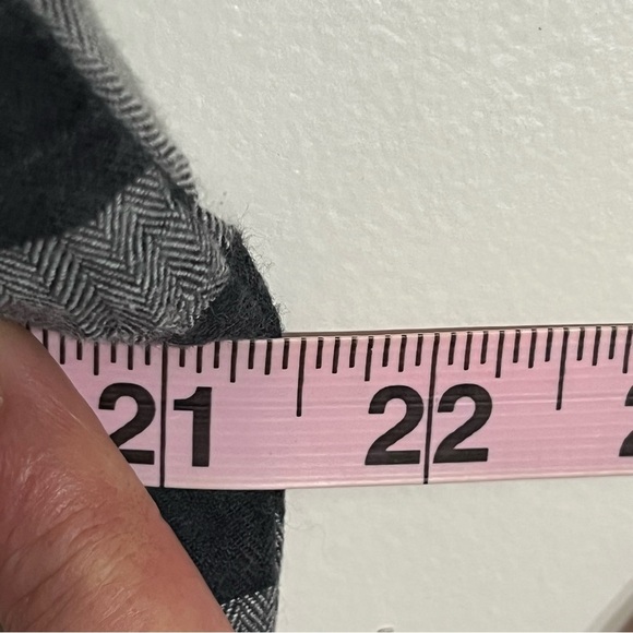 Men’s Pop Icon Button Up Long Sleeve Flannel Shirt Size Large Black Gray White - Picture 5 of 9